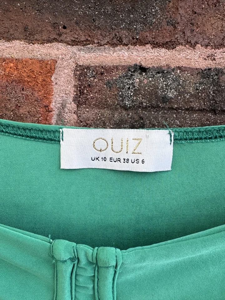 Body corsé verde Quiz para mujer talla 10 Foto 2 de 4