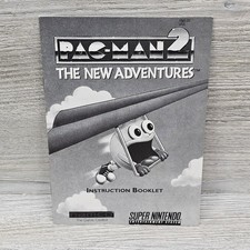Pac-Man 2 The New Adventures Manual Only SNES Super Nintendo Original