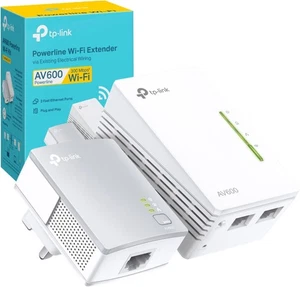 TP-Link TL-WPA4221 KIT AV600 Adaptateur de ligne électrique WiFi Kit d'extension, N300,...