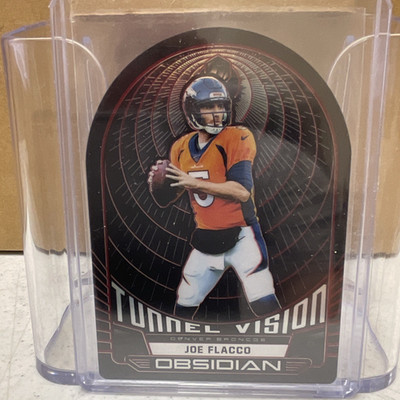 Panini 2019 Obsidian Tunnel Vision Joe Flacco TV-10 5/5 Denver Broncos NFL