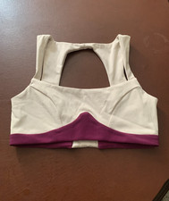 Tiger Friday Tan/Purple Adult Crop Top Size XS, S NWOT