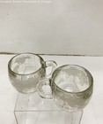 Nestle Clear Globe Etched World Map Glass Mugs Pair Tableware Kitchenware 6 — photo 2