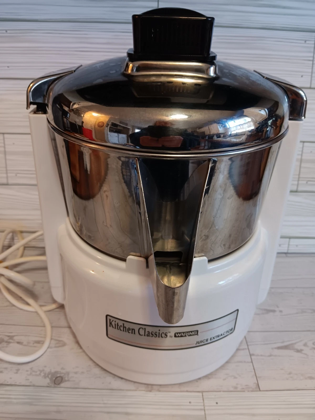 Waring Pro Professional Juice Extractor 11JE38 Kitchen Vintage Juicer USA Tested