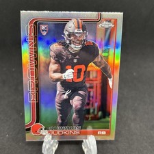 QUINSHON JUDKINS 2025 TOPPS CHROME #325 RC ROOKIE REFRACTOR BROWNS MINT SP