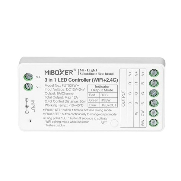 Funk Led Strip Controller 3In1 Rgb / Rgbw / Rgb+Cct (Wifi+Tuya+Alexa) Miboxer-image