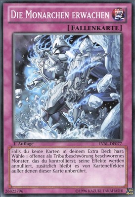 YuGiOh Die Monarchen erwachen LVAL-DE077 Common NM 1st