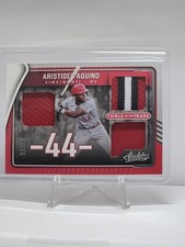 2022 Panini Absolute - Tools of the Trade 3 Swatch Aristides Aquino #TTT3-AQ