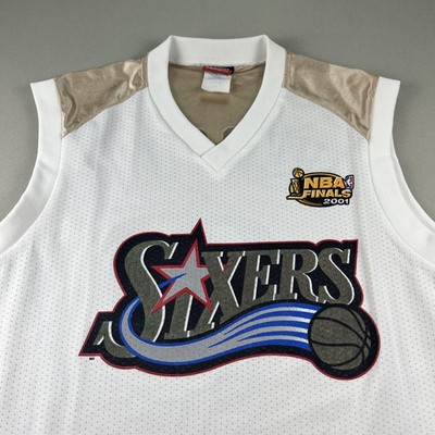Vintage Philadelphia 76ers Allen Iverson Jersey Large Majestic NBA