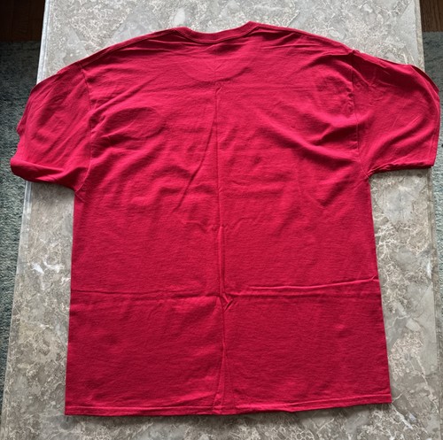 Tipitinas TShirt-Red Size XL-Custom Made-Pro Sewn On Patch-Hanes ComfortSoft-NEW - Picture 9 of 9