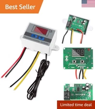 High-Precision Digital Temperature Controller Module - Waterproof Probe Included