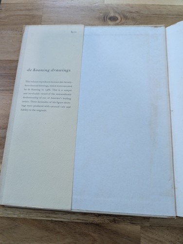 Willem De Kooning Drawing, Abstract 1967, 1st Edition HC/DJ - Picture 4 of 12
