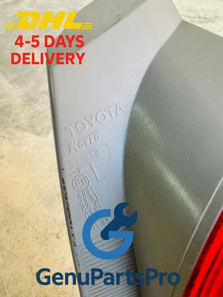 Toyota Yaris Vitz 2010–2016 Hatchback OEM JDM LED Tail Light Right Side Assembly - Image 3 of 4