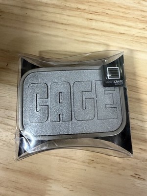 Marvel Comics Luke Cage Silver Tone Metal Belt Buckle Loot Crate Exclusive NIB