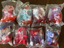 Set of 8 2015 Build A Bear McDonald's Happy Meal Toys NEW Sealed