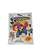 DK Superman Sticker Book New Sealed   DC Comics Over 60 Stickers