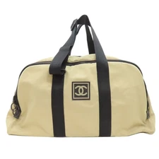 CHANEL  Sport Line SilverHardware Boston bag Nylon canvas  Ladies [Used]
