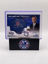 2011 Upper Deck Todd McShay Sweet Spot Signatures Helmet Auto #62/80