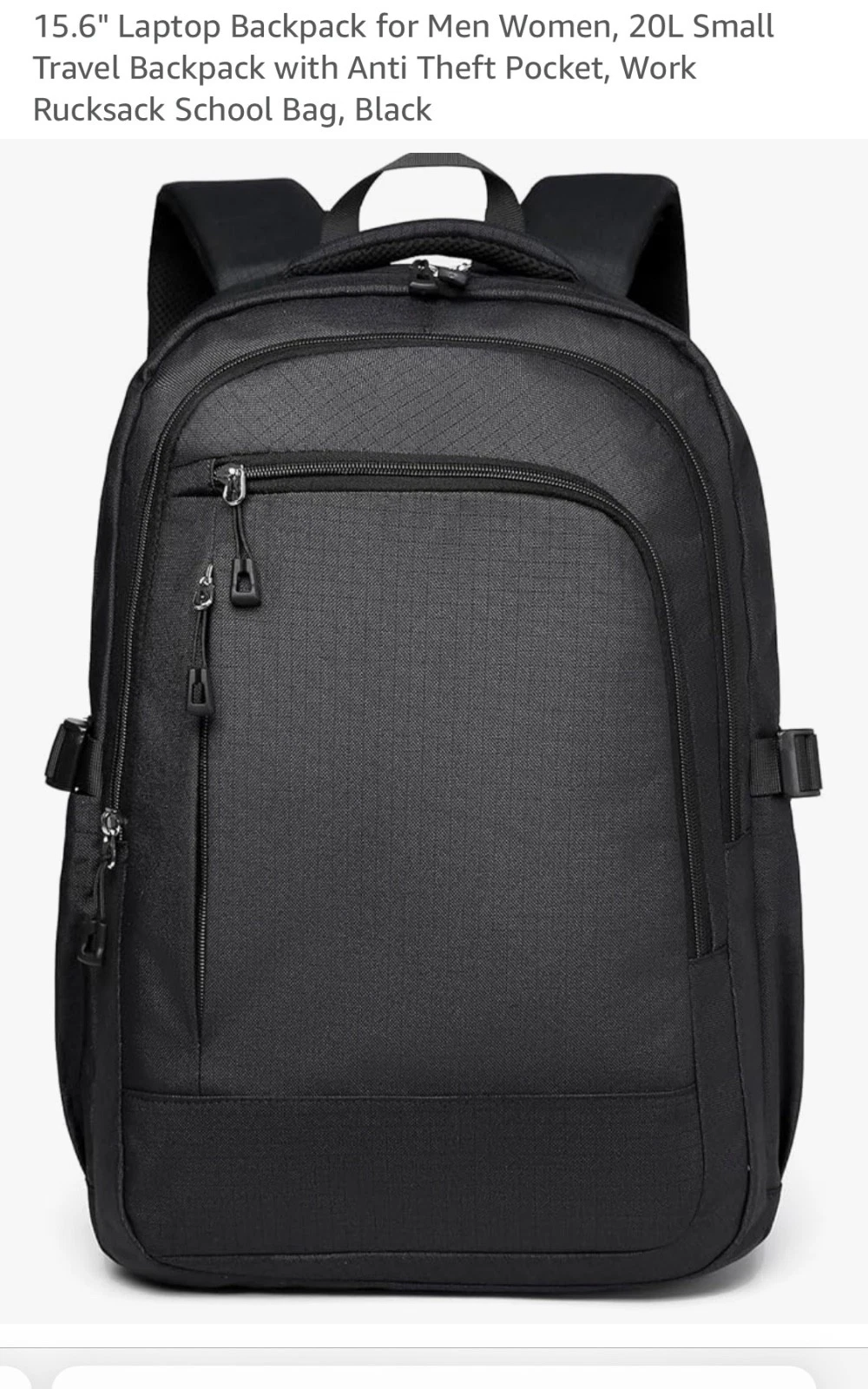 Outplea 15.6" Laptop Backpack 20L Small Travel Backpack with Anti Theft Pocket,