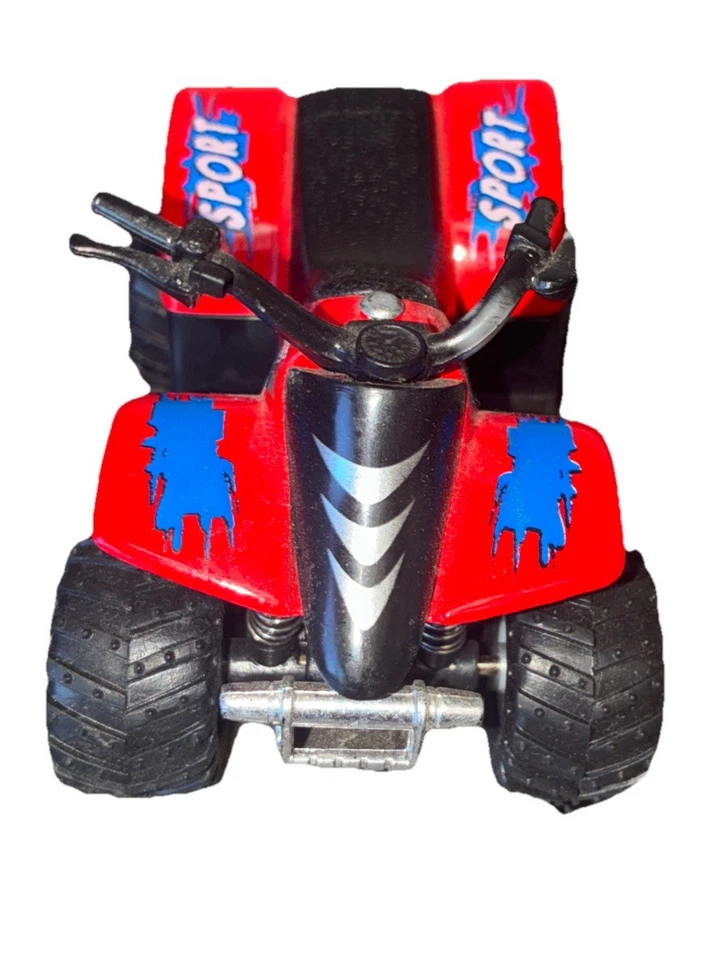 Kintoy Smart ATV Red Kinsmart 3506D Diecast Model Toy Pull Back Action *flaw - Image 2 of 4