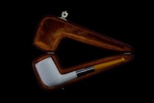 Deluxe Pot CUTTY Pipe BLOCCO SCHIUMA DI MARE-NUOVO-INTAGLIATO A MANO CON CUSTODIA#1288