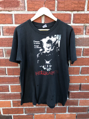 Hellraiser Shirt Vintage Horror Movie Promo Large Distressed