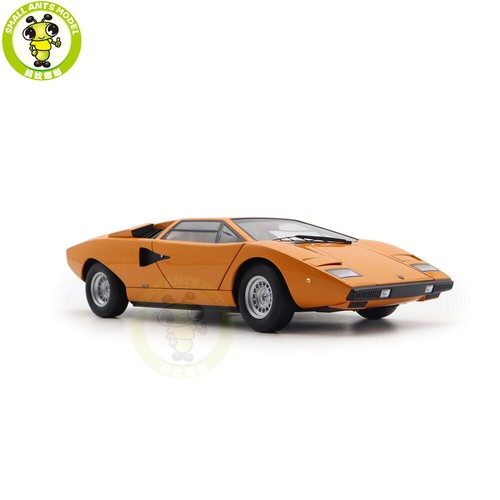 1/18 Lamborghini Countach LP400 AUTOart 74647 Orange Diecast Model Car - Picture 7 of 18