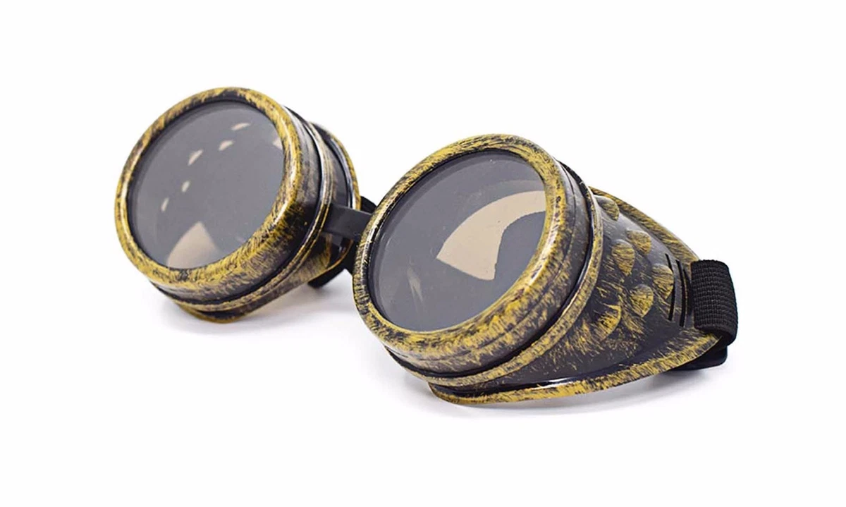 Nuevas Gafas Steampunk Retro Cosplay Cibernético De Colección Retro Gafas de Soldadura Gótico Emo