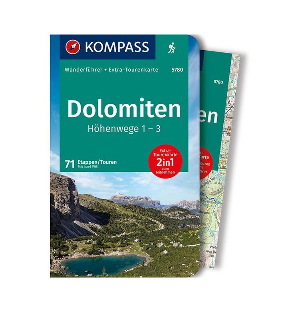 Thumbnail - Michael Will Kompass Wanderführer Dolomiten Höhenweg 1 Bis 3, 71