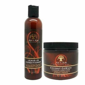 As I Am Leave In Conditioner 8 Ounce And Coconut Cowash Cleansing Conditioner 16 Ebay