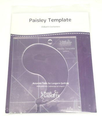 Handiquilter HQ Paisley Template for rulerwork