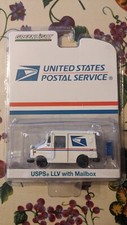 Greenlight 1/64 Die Cast USPS LLV Postal Delivery Vehicle w/Mailbox 29888 NIP
