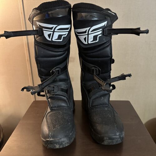 Fly Racing Maverick Boots Men's Size 13 Black 104096