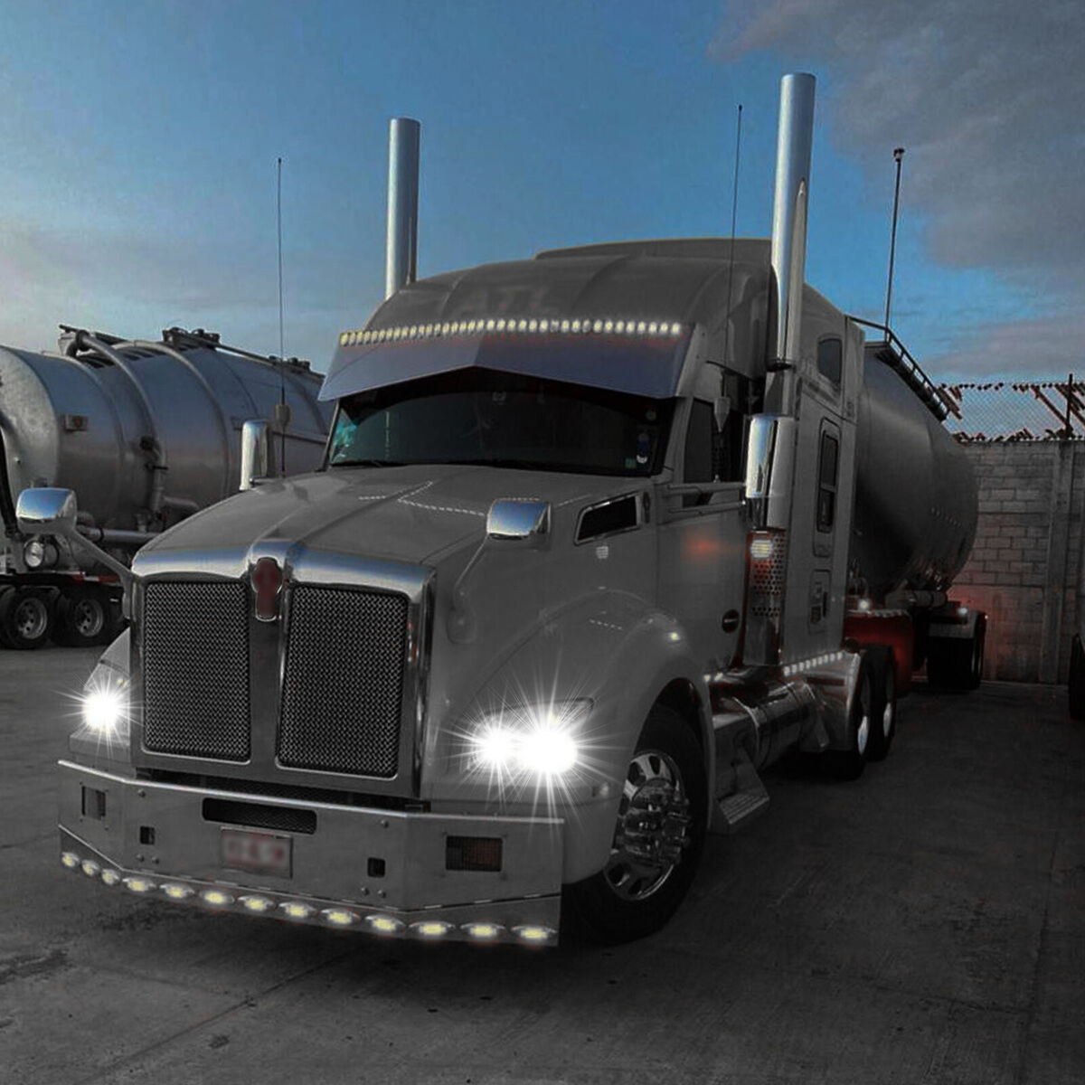 Skin Sleeping Dogs on the truck Kenworth T680 for American Truck Simulator