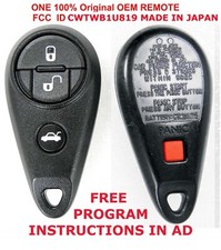 Subaru Forester Impreza 2009-2014 Key Keyless Oem Remote Fob Cwtwb1u819 Japan Subaru Forester Impreza 2009-2014 Key Keyless Oem Remote Fob Cwtwb1u819 Japan