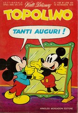 TOPOLINO 1199 STOCK LOTTO NUOVO  D'EPOCA VINTAGE ANNI 1973 1979