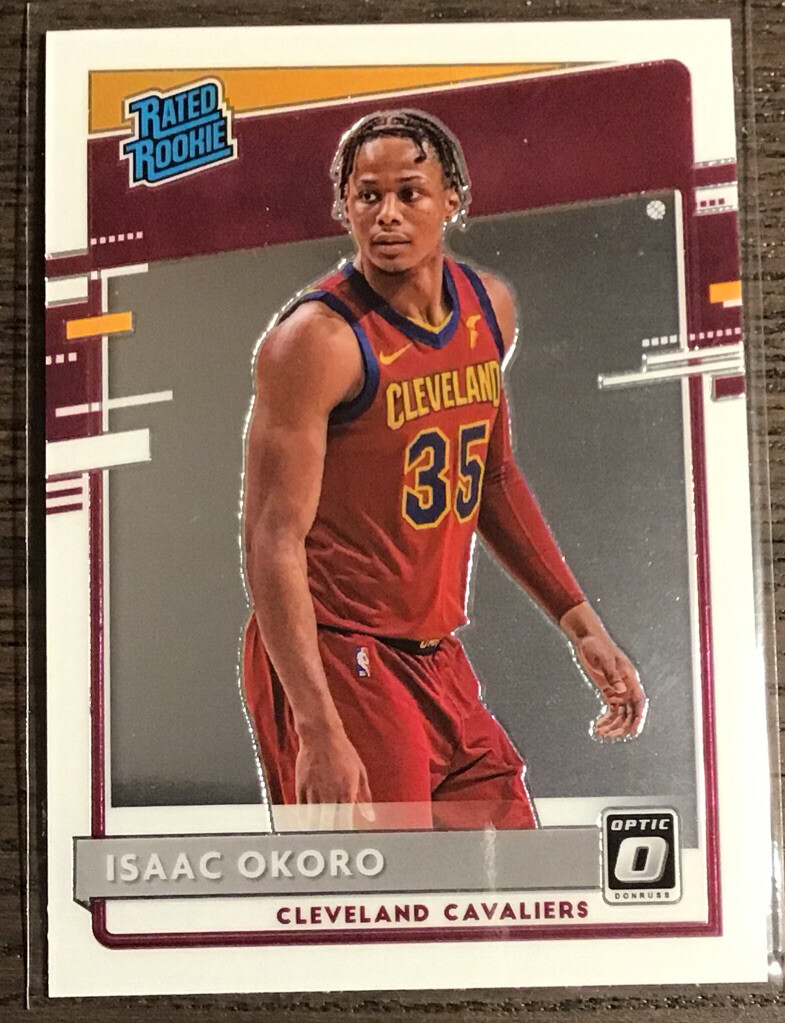 2020-21 Panini Optic Isaac Okoro #155 Rated Rookie Cleveland Cavaliers! #254