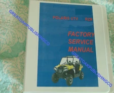 2019 2020 Polaris RZR XP turbo service repair shop manual FREE Ship & binder