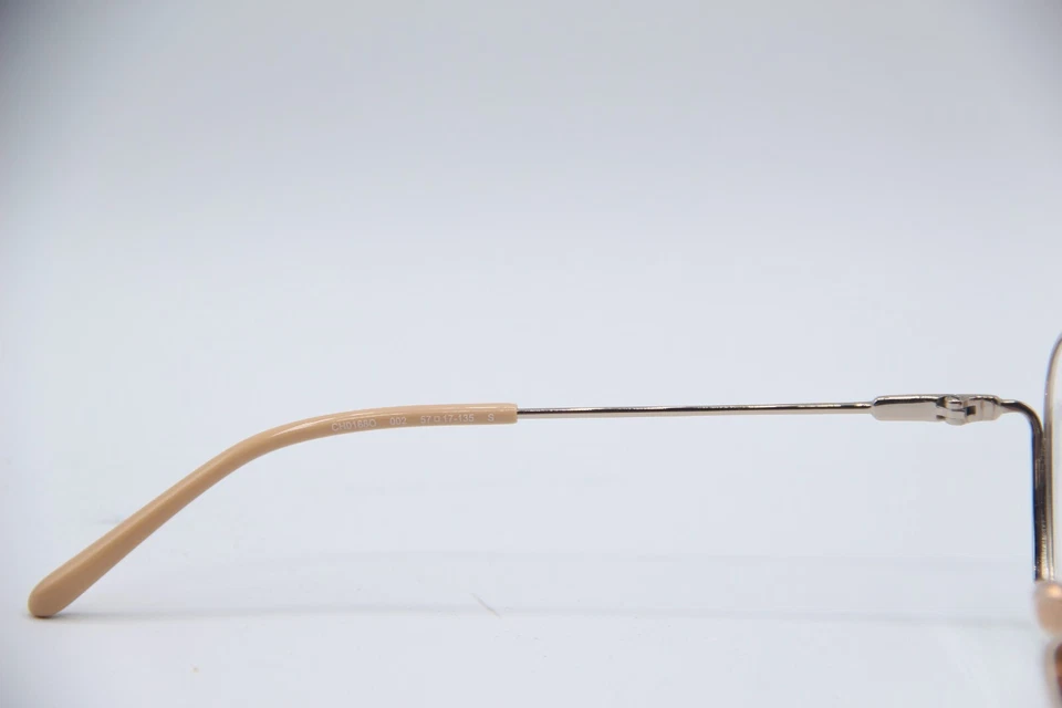 NEW CHLOE CH0168O 002 GOLD PINK AUTHENTIC EYEGLASSES 57-17 - Image 3 of 4