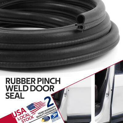 Auto Lock  Seal Weather Strip Door Window Lock Trunk Hood Edge Trim 10ft Rubber