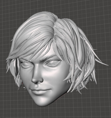 Reina Tekken 8 1:18 scale custom unpainted Head 3.75'' Action Figure
