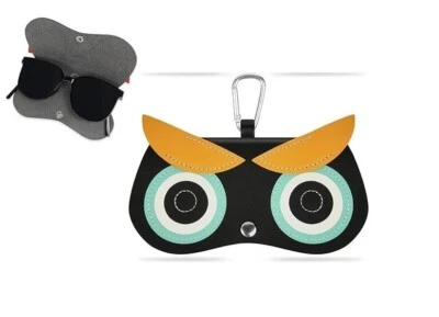 Cute owl Eye Glasses Case Storage Protection Sunglass Box Eyewear Pouch 1x