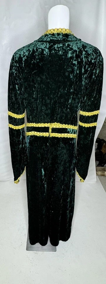 Usado Esmeralda Dama Adulto Disfraz Espíritu Halloween XL 14/16 Feria Renacentista Foto 4 de 4