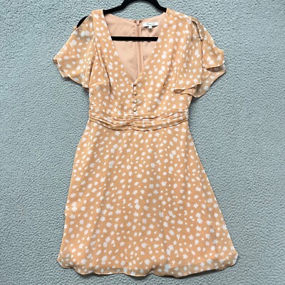 Madewell Dress Womens 6 Peach Star Shower Ruched Waist Tea Party Girly Cottage | eBay Madewell Dress Womens 6 Peach Star Shower Ruched Waist Tea Party Girly Cottage | eBay