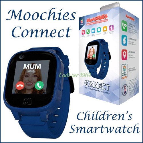 Moochies Connect Children's Smart Watch Step Tracker GPS Video Call NAVY NEW - 第 23/24 張圖片