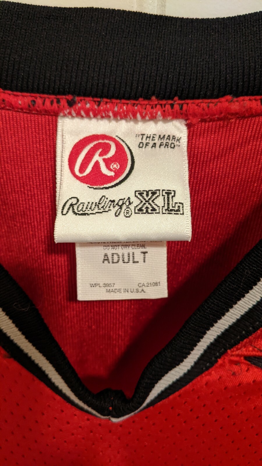 Vintage Rawlings Men's Nylon Football Jersey XL Authe… Gem