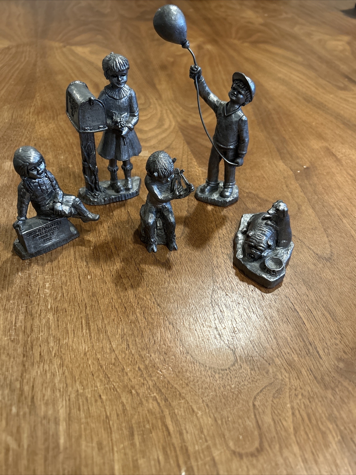 Set Of 5 Michael Ricker Pewter Art | eBay