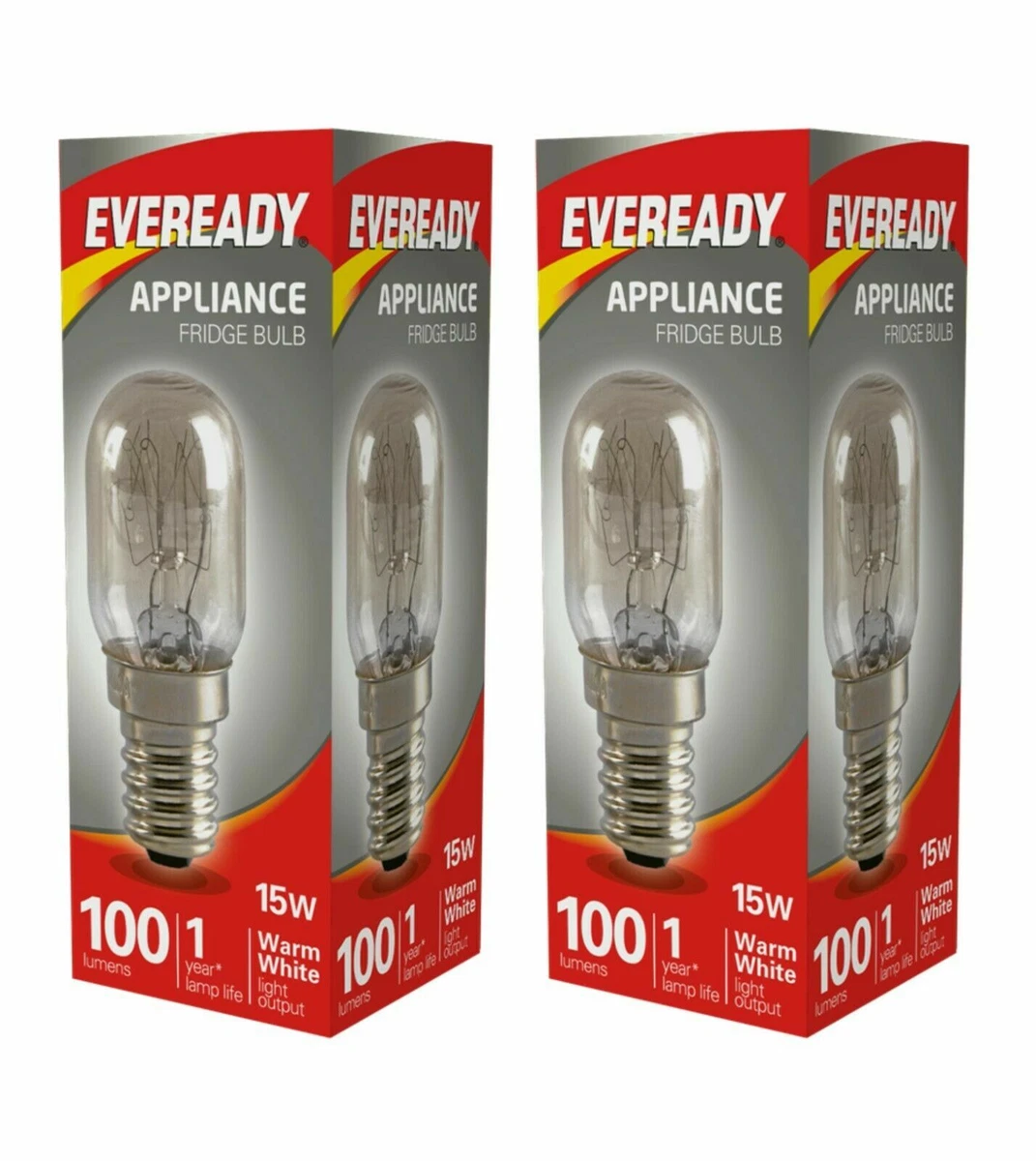 Eveready Fridge Light Bulb E14 15w 100 Lumens