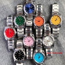 36mm BLIGER black orange dial sapphire glass NH35A PT5000 automatic mens watch