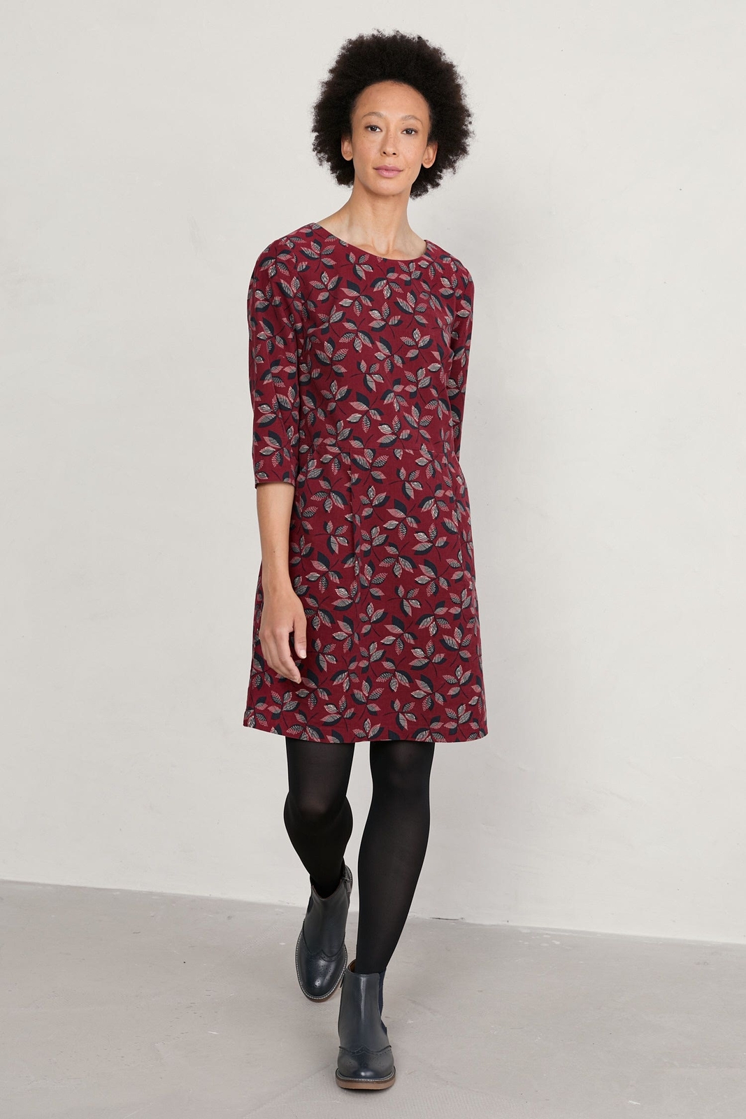 Seasalt Women's Dress red High Key Needlecord Dress Regular