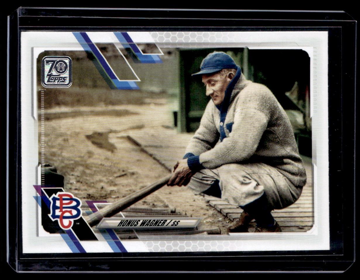 2021 Topps Series 2 SP Photo Variation Honus Wagner Pittsburgh Pirates #502